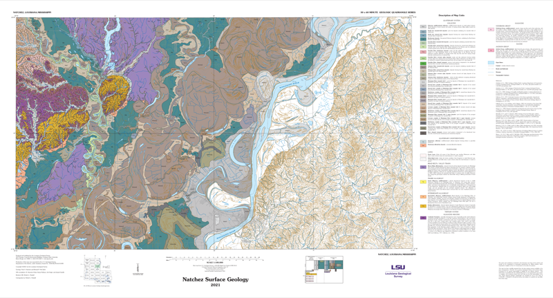 Natchez Surface Geology 2021