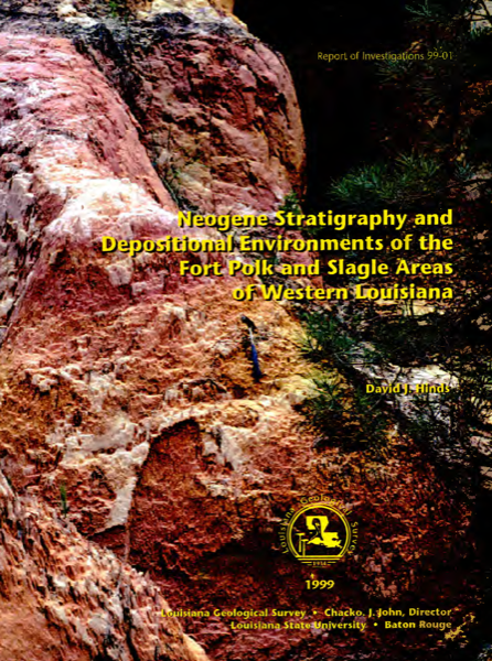 Neogene Stratigraphy and Depositional Environments of the Fort Polk and Slagle Areas of Western Louisiana